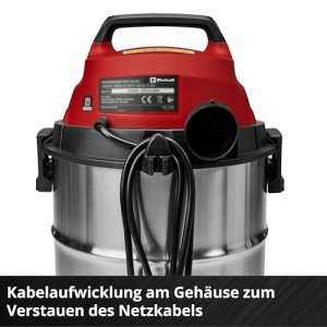 Aspirator multifunctional Einhell TC-VC 3055 SA 30L 900W pentru curatare umeda si uscata - Img 9