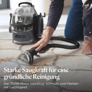 Aspirator portabil BISSELL SpotClean Auto Pro Select 750 W, pentru curatarea tapiteriei - Img 3