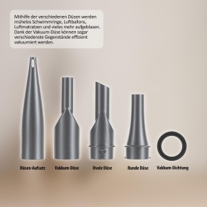 Aspirator portabil Genius Invictus One Deluxe 2in1, 85W, HEPA, autonomie 30 min - Img 4