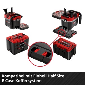 Aspirator profesional umed-uscat Einhell TP-VC 1810 Li BL L-Solo, 10L, 18V, motor fara perii - Img 9