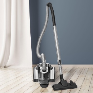 Aspirator ProfiCare(r) fara sac pentru parchet, covor, gresie, aspirator de podea de 700 W cu filtru HEPA, aspirator fara sac incl. 3 perii si sistem de microfiltrare cu 4 compartimente, PC-BS 3110, alb/titan - Img 7