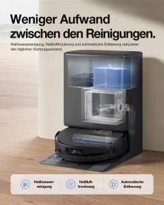Aspirator Robot ECOVACS DEEBOT T90 PRO Omni, 30000 Pa, Functie de Mopping, Negru - Img 7
