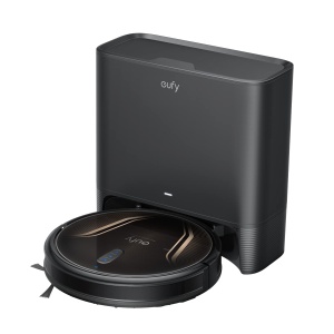 Aspirator Robot eufy G40 Hybrid, 2500Pa Saugkraft, Wischfunktion, Negru