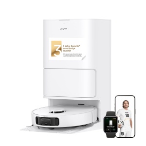 Aspirator robot Mova E40 Ultra, 19000 Pa, functie de mop, 75 zile autonomie
