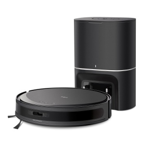 Aspirator robot Tapo RV20 Max Plus cu functie de stergere si statie de aspiratie automata, aspiratie ultra-puternica de 5300 Pa, ultra-subtire de 83 mm, compatibil cu Alexa si controlul vocal Google Assistant, aplicatie - Img 2