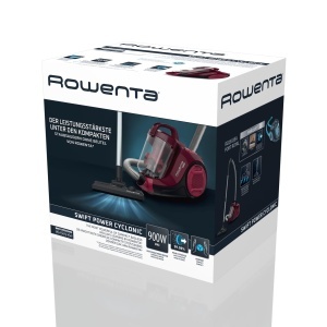 Aspirator Rowenta RO2933EA, beutellos, 750 W, compact, negrurosu inchis - Img 8