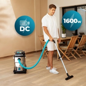 Aspirator umed si uscat Cecotec Conga Rockstar Wet Dry Steel Pro Tool Neo, 1600 W, 30 L - Img 2