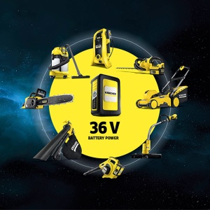Aspirator umed/uscat fara fir Karcher 36 V WD 3 Baterie, filtru cartus, furtun de aspiratie: 2 m, dimensiunea recipientului: 17 l, putere: 300 W, utilizabil cu acumulatorul Karcher 36 V, fara baterie, negru/galben - Img 7