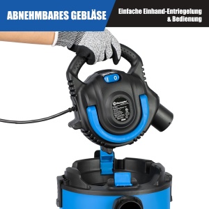 Aspirator Vacmaster 1200W 23L pentru uz casnic si auto - Img 6