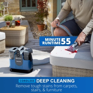 Aspirator Vacmaster pentru curatare umeda si uscata 15KPa fara fir 24V cu rezervor dual - Img 4