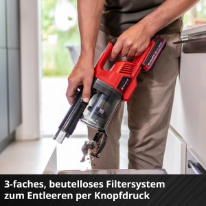Aspirator vertical Einhell TE-SV 18 Li-FLX-Solo, fara sac, 18V, 2 moduri de aspirare - Img 8