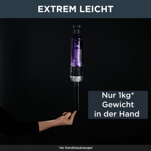 Aspirator vertical Rowenta X-Nano RH1128 ultralight 2-in-1 gri-violet - Img 3