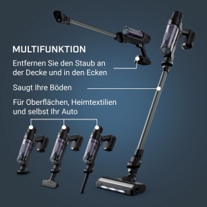Aspirator vertical Rowenta X-PERT 760 RH6A33WO 140W LED Ultralejer Lila-Negru - Img 3