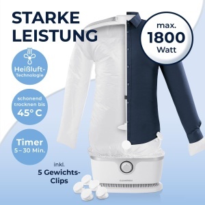 Automat de calcat camasi CLEANmaxx PRO cu accesoriu pantaloni 1800W - Img 4