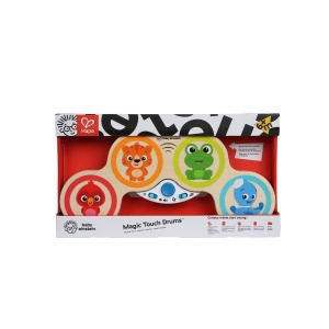 Baby Einstein Hape Magic Touch Drum, jucarie muzicala din lemn de inalta calitate, de la 6 luni - Img 8