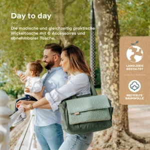 Babymoov Day to Day Bag Geanta multifunctionala 23L cu accesorii incluse - Img 3
