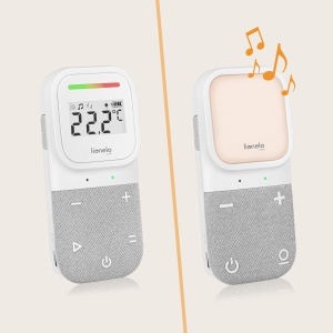 Babyphone audio Lionelo Babyline 2.3 cu noapte luminoasa, raza 400m, 10 ore autonomie - Img 6