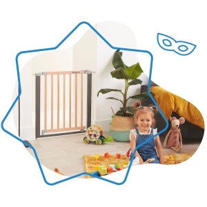 Badabulle Safe & Lock Protectie pentru usa din lemn/metal (73 pana la 81,5 cm) - Img 2