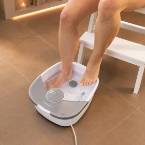 Bain de picioare Medisana FS 881 cu functie de masaj, 3 in 1, rucsft, pana la nr. 44 - Img 3