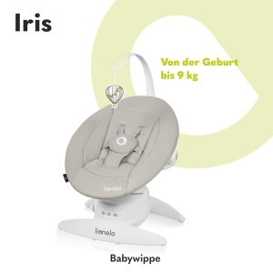 Balansoar electric LIONELO Iris 360 rotativ, pentru bebelusi pana la 9 kg - Img 2