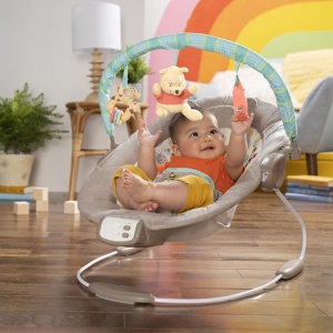 Balansoar pentru bebelusi Disney Baby Winnie the Pooh Vibratii Melodii Suport detasabil - Img 2