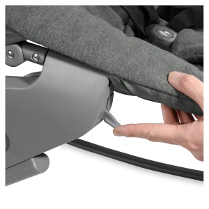 Balansoar pentru bebelusi hauck Alpha Bouncer Premium, gri inchis, 2in1 - Img 7