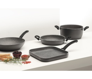 BALLARINI Tigaie gratar, antiaderenta, 27 cm, patrata, gri - Img 2