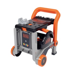 Banc de lucru pentru copii Smoby Black Decker 3-in-1 cu 18 accesorii