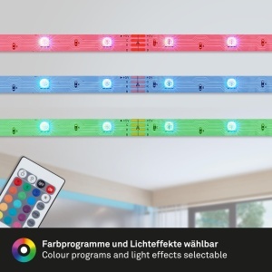 Banda LED Briloner Leuchten 5m RGB, dimabila, IP44, pentru exterior - Img 3