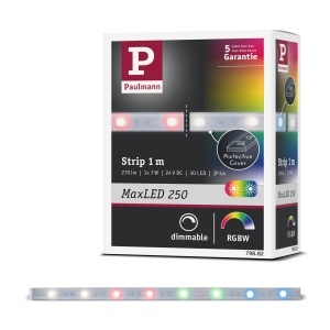 Banda LED Paulmann MaxLED 250, 1m, RGBW, IP44, 7W