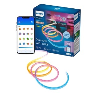 Banda LED Philips Smart Lighting Neon Flex, 5m, Multicolor, Flexibila