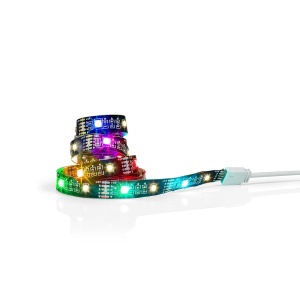 Banda LED RGB Nedis SmartLife 5m, Control Bluetooth, IP65, Culoare completa