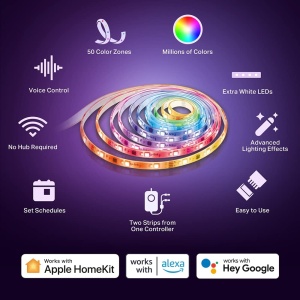 Banda LED Smart TP-Link Tapo L930-10 10m Control Segmentat Compatibila Alexa si Google Assistant - Img 2