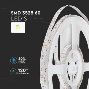 Banda LED V-TAC SMD3528 60LED-uri Alb Natural Waterproof - Img 7