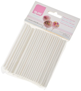 Bastonase pentru Cake Pops IBILI 10 cm, 100 bucati, Alb