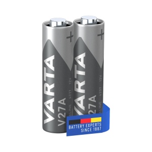 Baterie Alkalina VARTA V27A, 2 buc, 12V, pentru ceasuri si telecomenzi