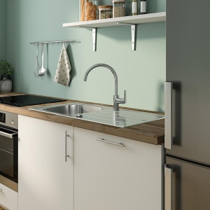 Baterie bucatarie GROHE Start Flow 31555001 crom rotatie 360deg montaj rapid - Img 7