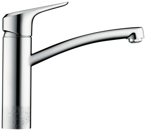 Baterie de bucatarie Hansgrohe Ecos M, crom, cu maner unic, rezistenta la presiune - Img 5