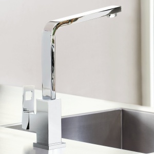 Baterie de chiuveta GROHE Eurocube, crom, inalta, cu rotire 90 - Img 7