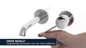 Baterie pentru baie GROHE Essence 19408A01 montaj pe perete finisaj antracit economisire apa - Img 2