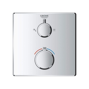 Baterie pentru cada GROHE Grohtherm 24079000, crom, cu protectie la 38C si 43C - Img 2