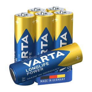 Baterii AA VARTA Longlife Power, 6 bucati, Alkaline, 1.5V