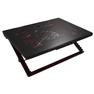 Baza de racire pentru laptopuri de gaming Mars Gaming MNBC2, 17.3 inch, 5 ventilatoare silentioase, LED rosu - Img 4