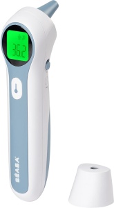 BEABA - Termometru clinic fara contact - Termometru cu infrarosu - Masurarea urechii si fruntii - Digital - Temperatura camerei - Mod bebelus, copil si adult - Ultrarapid - Multifunctional - Thermospeed - Img 3