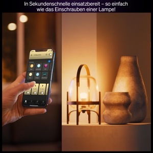 Bec LED inteligent Philips Hue A60, 6W, lumina alba si color, E27, set 2 buc. - Img 7