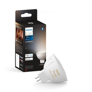 Bec LED Philips Hue White Ambiance MR16, lumina reglabila, compatibil sistem smart home