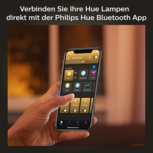 Bec Philips Hue White E27 pachet 4x1055lm, reglabil, lumina alba calda, controlabil prin aplicatie, compatibil cu Amazon Alexa (Echo, Echo Dot) - Img 10