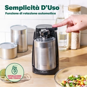 Bella Electric Dosenoffner Multifunctional 60W Cutit Inox Functie Automata - Img 6