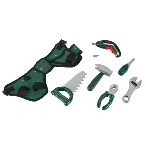 Belt pentru unelte Theo Klein 8313 cu Ixolino, 76 cm, pentru copii de peste 3 ani