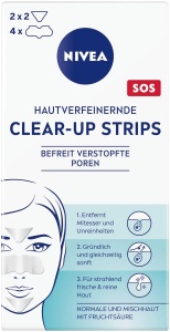 Benzi de curatare NIVEA Clear-Up, 6 bucati, cu fructoza, pentru fata - Img 1